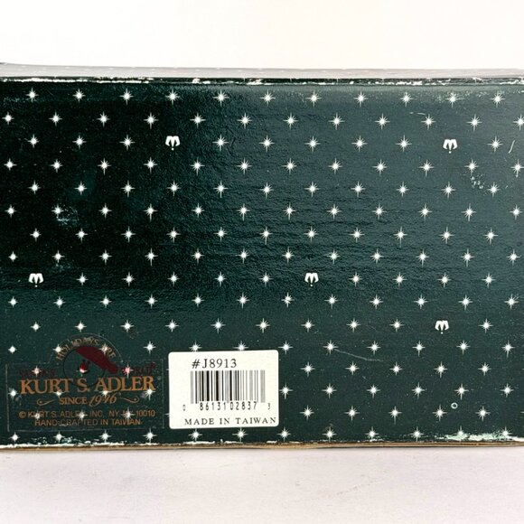 NIB set of 6 Kurt S. Adler Mirrored Disco Ball Ornaments 1980s - Picture 2 of 6